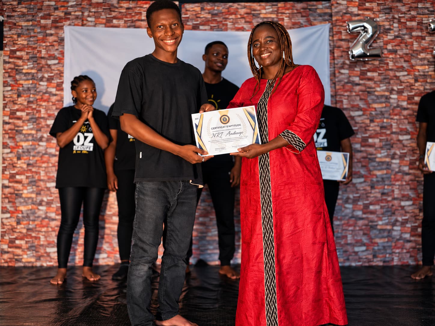 Remise de certificat